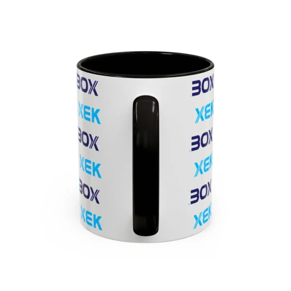 Caneca Ceramica Colorida White and Black With Color Log