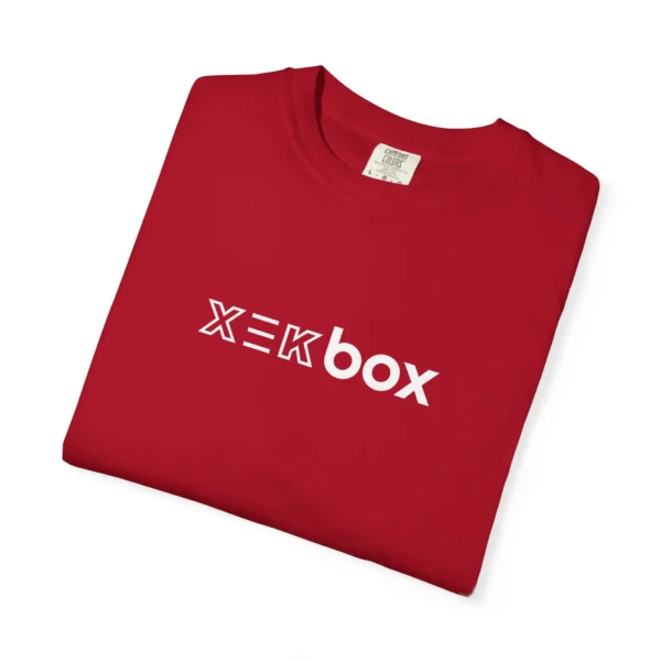 T`Shirt Xek Box Unissex Red and White Men and Women