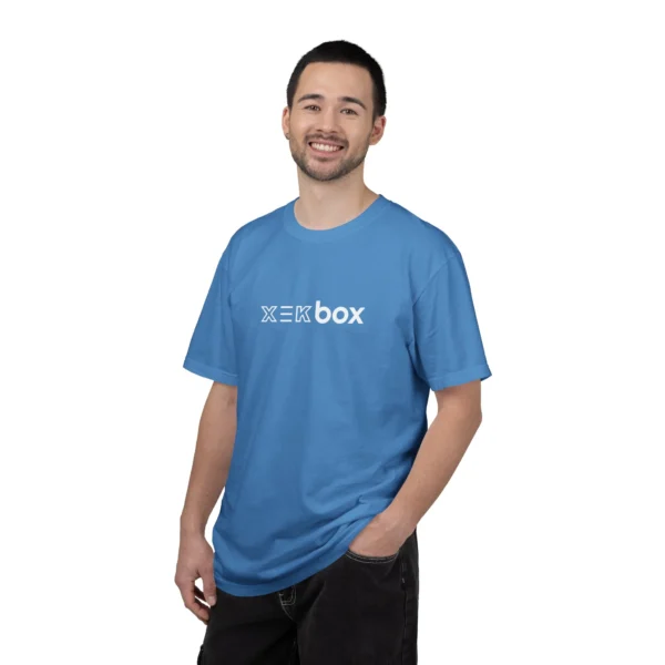 T`Shirt Xekbox Unissex Men and Women Blue Royal and White