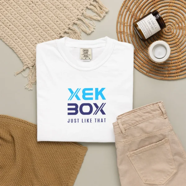 T`Shirt Xekbox Unissex Men and Women White With Color Log Style One