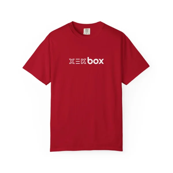 T`Shirt Xek Box Unissex Red and White Men and Women