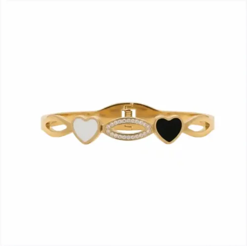 Pulseira rígida aço inoxidável Coleção alto acabamento