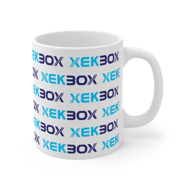 Caneca Ceramica White With Color Log