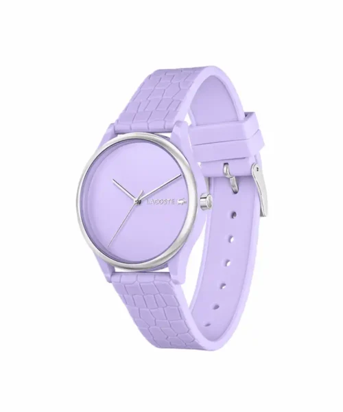 Relógio Lagoste TR90 Pulseira Silicone Púrpura