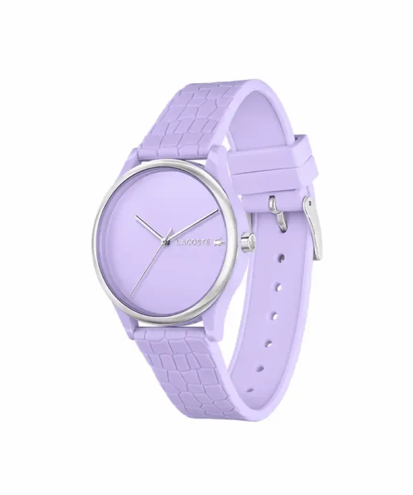 Relógio Lagoste TR90 Pulseira Silicone Púrpura