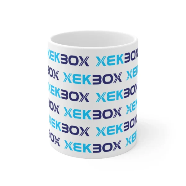 Caneca Ceramica White With Color Log