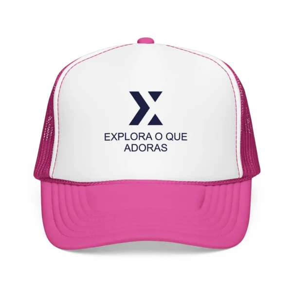 Cap Trucker Xek Box Two Color Unissex and logo Navy