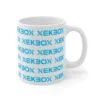 Caneca Ceramica White With Log Light Blue