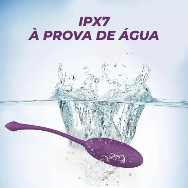 Ovo Vibratório com Comando - Recarregável