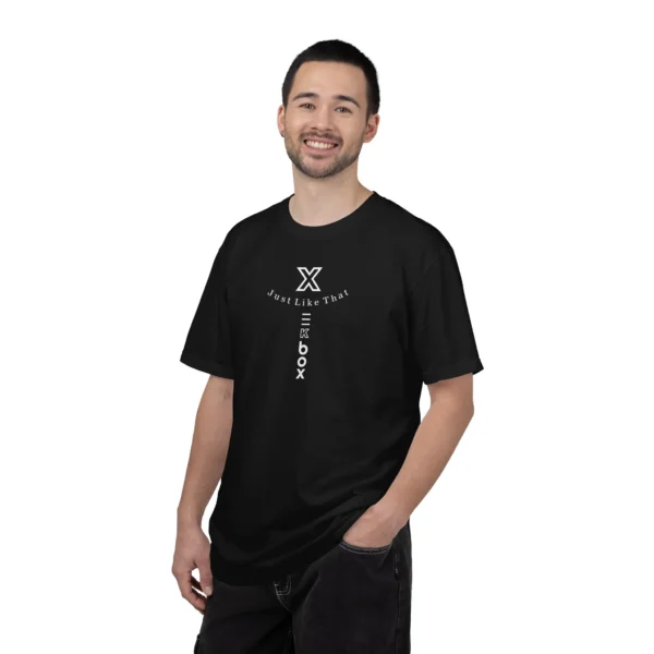 T`Shirt Xekbox Unissex Log Vertical Men and Women Black and White