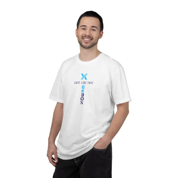 T`Shirt Xekbox Unissex Men and Women White With Color Log Style Three