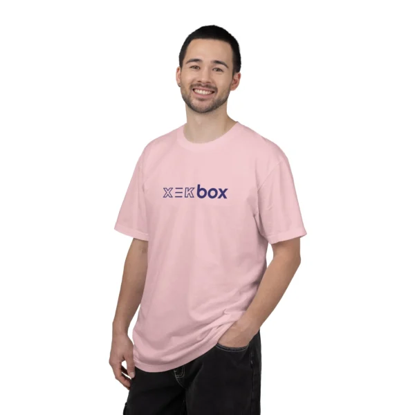 T`Shirt Xekbox Unissex Men and Women Pink and Navy Blue