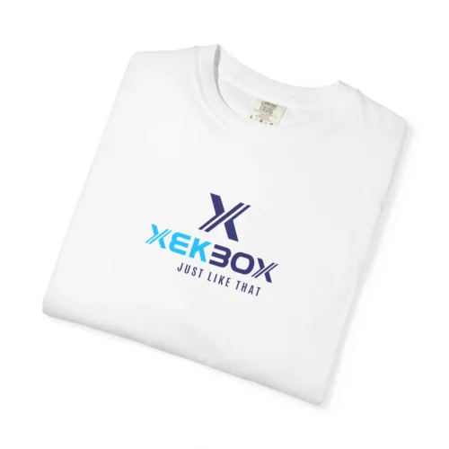 T`Shirt Xekbox Unissex Men and Women White With Color Log Style Two