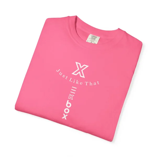 T`Shirt Xekbox Unissex Log Vertical Men and Women Pink and White