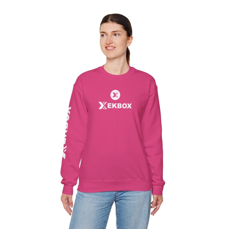 Moletom Gola Redonda Unissex Rosa