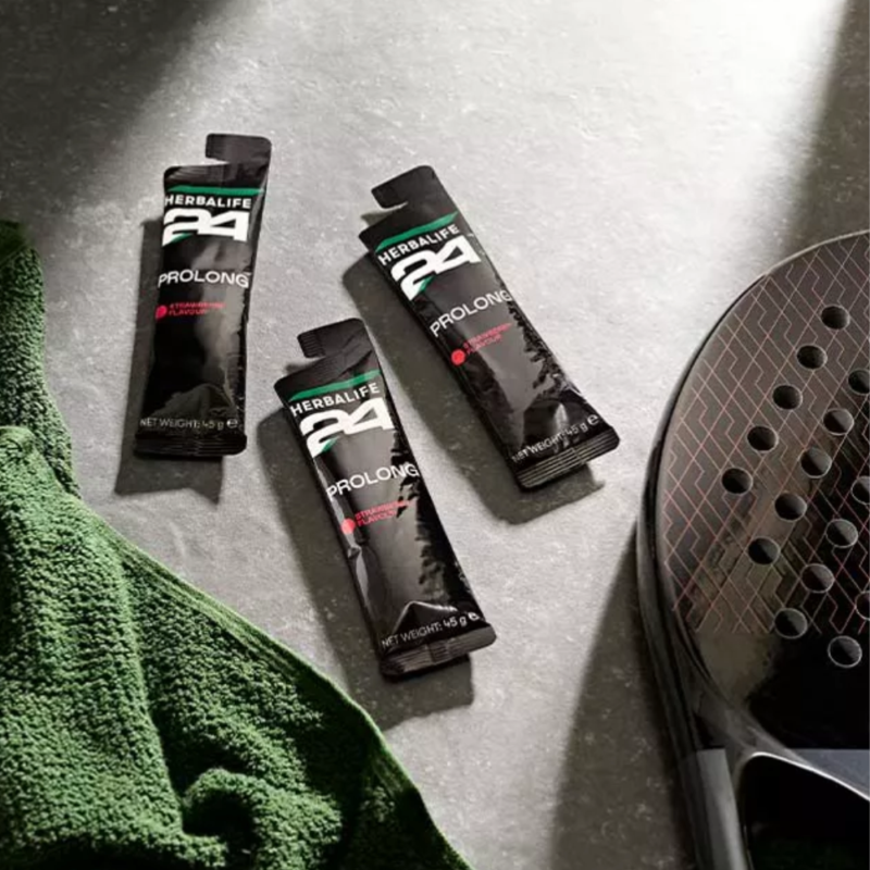 24 Prolong Gel Energético Morango 10 Saquetas