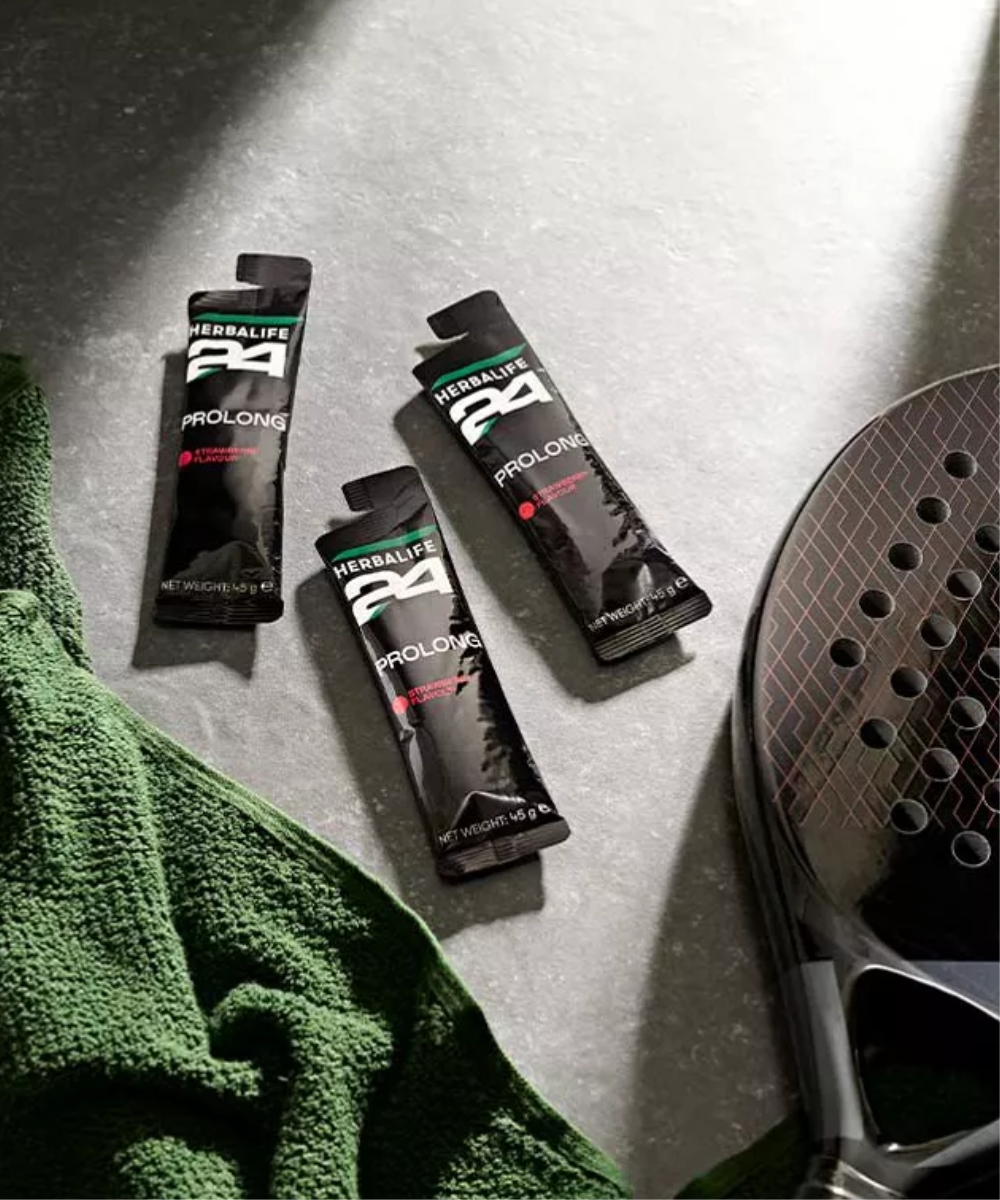 24 Prolong Gel Energético Morango 10 Saquetas