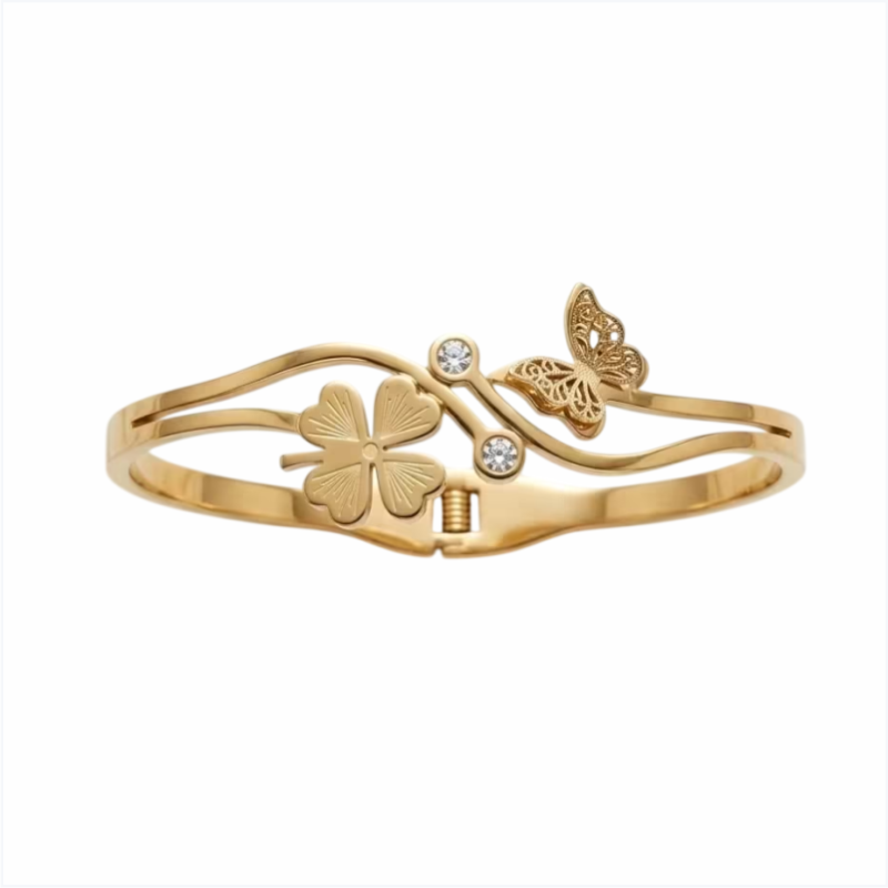 Pulseira rígida aço inoxidável Coleção de alto acabamento