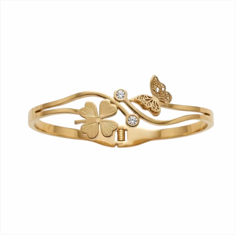 Pulseira rígida aço inoxidável Coleção de alto acabamento