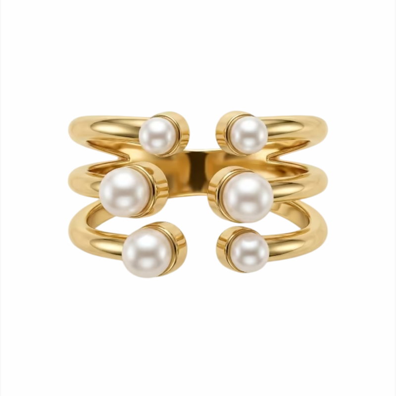 Anel de aço inoxidável ajustável e adaptável