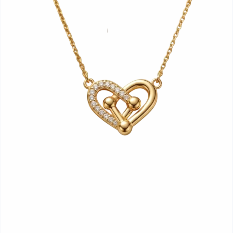 Colar com pingente em aço inoxidável elegância e durabilidade