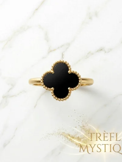 Anel em aço inoxidável banhado a ouro – Ajustável e adaptável